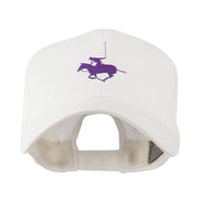 Polo Player Sports Embroidered Cap