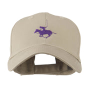 Polo Player Sports Embroidered Cap