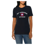 82nd Airborne Veteran Graphic Design Deluxe Jersey T-Shirt