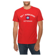 82nd Airborne Veteran Graphic Design Deluxe Jersey T-Shirt