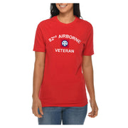 82nd Airborne Veteran Graphic Design Deluxe Jersey T-Shirt