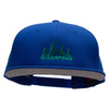 Camping Night Embroidered Prostyle Snapback Cap