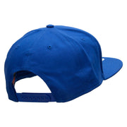 Camping Night Embroidered Prostyle Snapback Cap