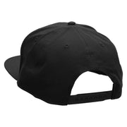 Camping Night Embroidered Prostyle Snapback Cap