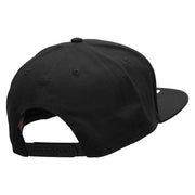 Camping Night Embroidered Prostyle Snapback Cap