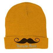 Mustache Month 12 Inch Long Knitted Beanie