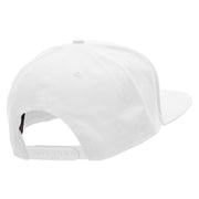 Camping Night Embroidered Prostyle Snapback Cap