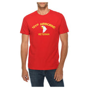 101st Airbone Veteran Graphic Design Deluxe Jersey T-Shirt