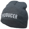 Producer Embroidered Short Beanie