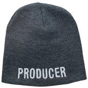 Producer Embroidered Short Beanie