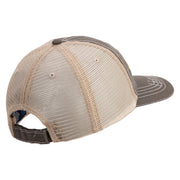 U.S. Army 3rd Armored Division Embroidered Low Profile Special Cotton Mesh Cap - Brown-Khaki OSFM