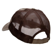 Texas Boot Embroidered Low Profile Special Cotton Mesh Cap