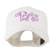 Paris Design Word Embroidery Cap