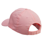 Breast Cancer Hot Pink Ribbon Embroidered 5 Panel Cap