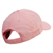 Breast Cancer Hot Pink Ribbon Embroidered 5 Panel Cap