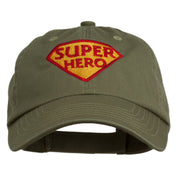 Halloween Super Hero Embroidered Low Profile Cap