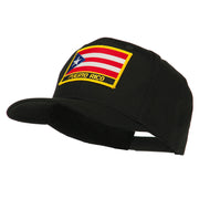 Puerto Rico Flag Letter Patched Cap