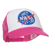 NASA Lunar Patched 5 Panel Foam Cap 1