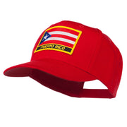 Puerto Rico Flag Letter Patched Cap