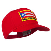 Puerto Rico Flag Letter Patched Cap