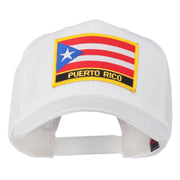 Puerto Rico Flag Letter Patched Cap