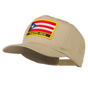 Puerto Rico Flag Letter Patched Cap