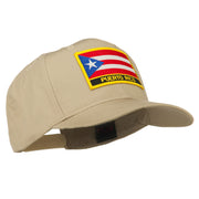 Puerto Rico Flag Letter Patched Cap