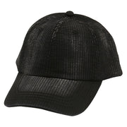 Low Profile Pine Stripe Cotton Washed Cap