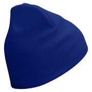 Pixel Pointer Embroidered 8 Inch Knitted Short Beanie - Royal OSFM