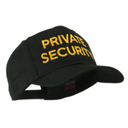 Private Security Embroidered Cap