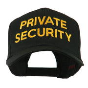 Private Security Embroidered Cap