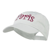 Wording of Paris Embroidered Cap