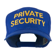 Private Security Embroidered Cap