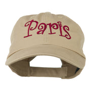 Wording of Paris Embroidered Cap