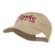 Wording of Paris Embroidered Cap