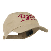 Wording of Paris Embroidered Cap