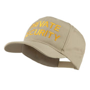 Private Security Embroidered Cap