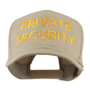 Private Security Embroidered Cap