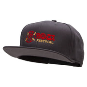 Rock Festival Embroidered Prostyle Snapback Cap