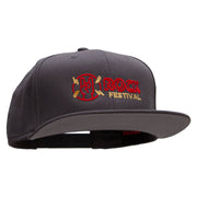 Rock Festival Embroidered Prostyle Snapback Cap