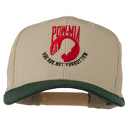 Pow Mia Logo Embroidered Two Tone Cap