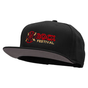 Rock Festival Embroidered Prostyle Snapback Cap