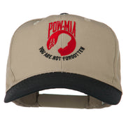 Pow Mia Logo Embroidered Two Tone Cap