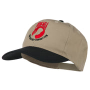 Pow Mia Logo Embroidered Two Tone Cap