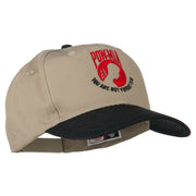 Pow Mia Logo Embroidered Two Tone Cap