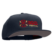 Rock Festival Embroidered Prostyle Snapback Cap