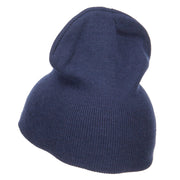 Captain Embroidered Short Beanie