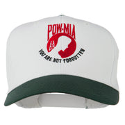 Pow Mia Logo Embroidered Two Tone Cap