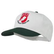 Pow Mia Logo Embroidered Two Tone Cap