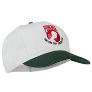 Pow Mia Logo Embroidered Two Tone Cap